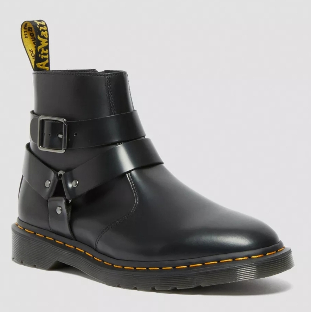 DR.MARTENS Jaimes Leather Harness Chelsea Boots